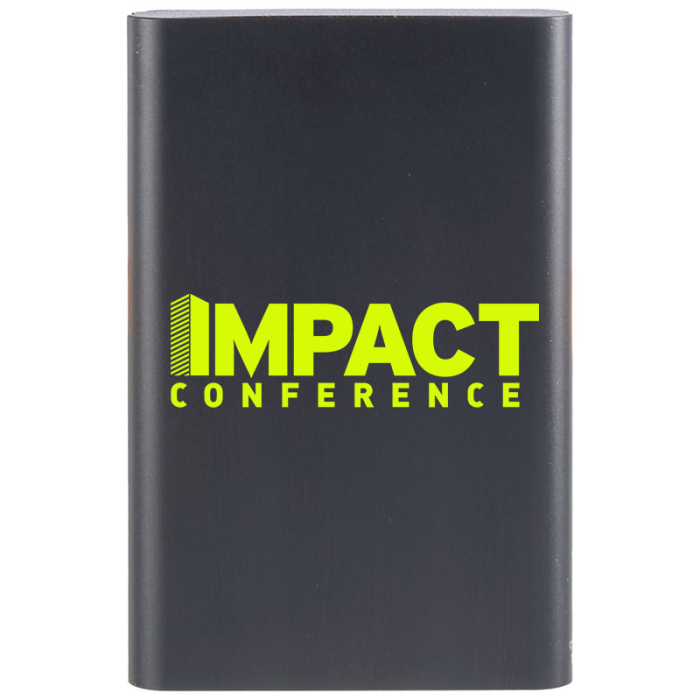 Promotional UL Listed Exo Recycled Aluminum 5000 mAh Power Banks