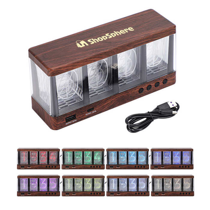 Promotional Vintage Clocks with Analog-Like Displays