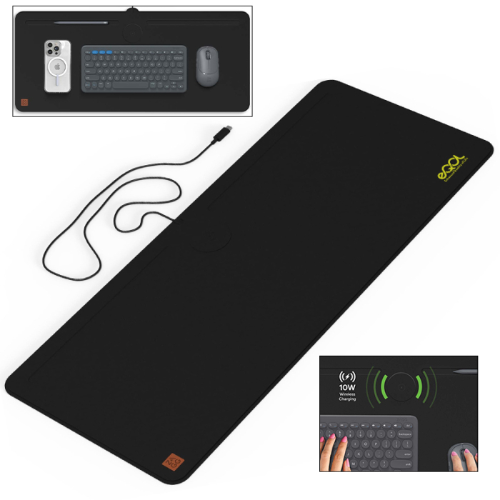 ZAGG Custom Desk Mats with Wireless Charging