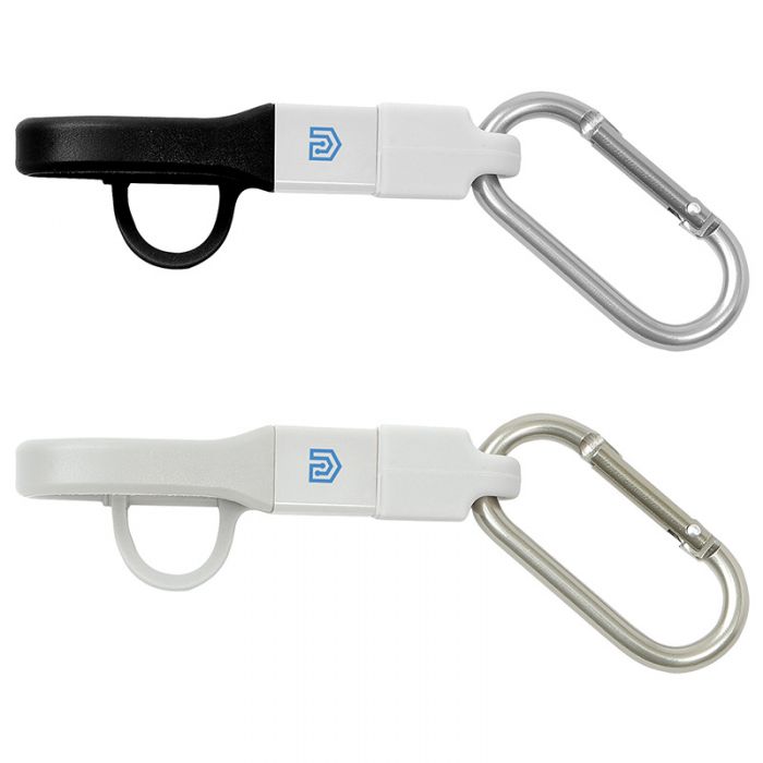 Promotional 3-IN-1 Charging Cables with Carabiner