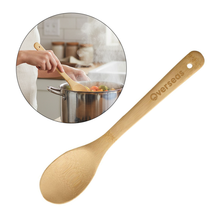 Custom 12 x 2 3/8 Inch Bamboo Spoons