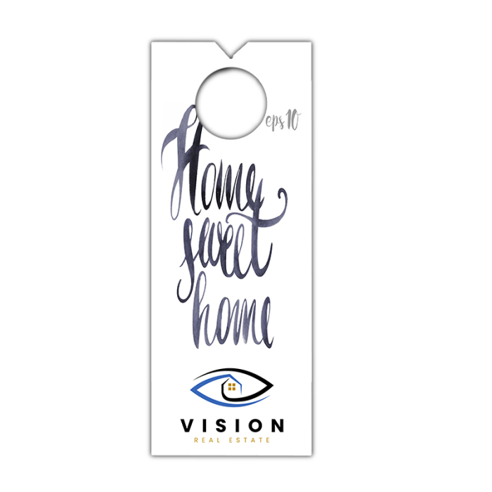 Customized Perforated Door Hangers