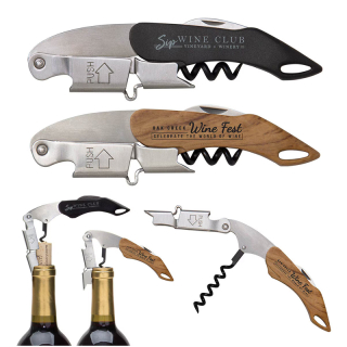 Double Hinged Wine Key Corkscrews