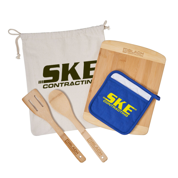 Custom Printed Bamboo Cooking Kits