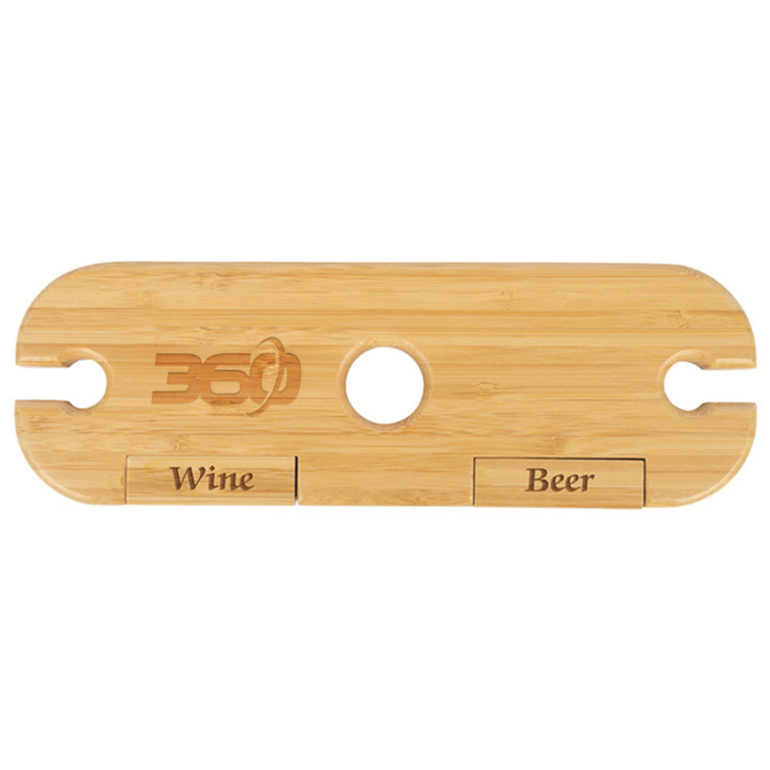 Custom Printed Temecula 3-Piece Bamboo Wine Caddies