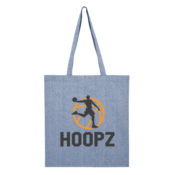 Custom Harlow Heathered Tote Bags