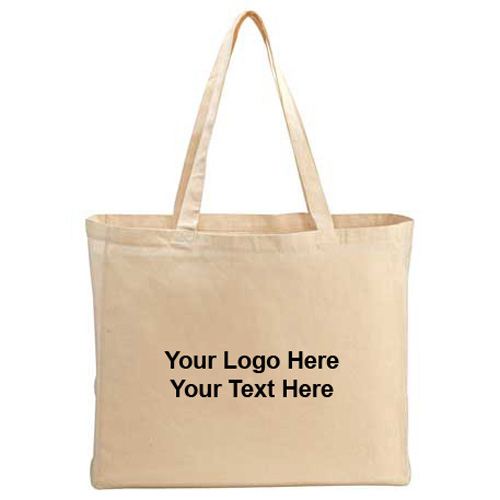 Promotional Classic Cotton All-Purpose Convention Tote Bags
