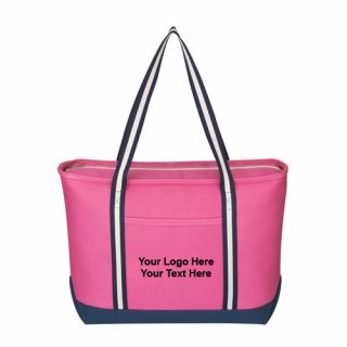 Logo Large Cotton Canvas Admiral Tote Bags
