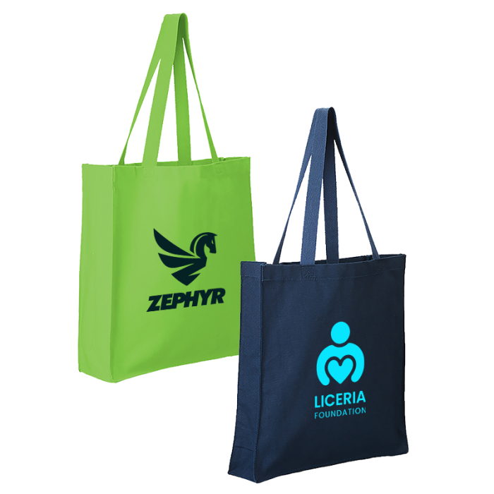 Custom 11.5 Oz Cotton Canvas Grocery Totes