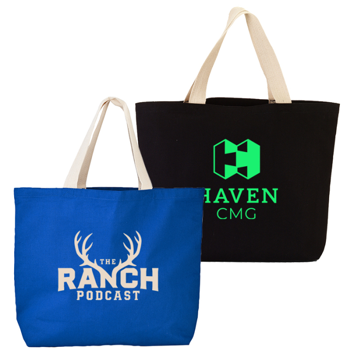 Custom 11.5 Oz Hillsboro Canvas Totes
