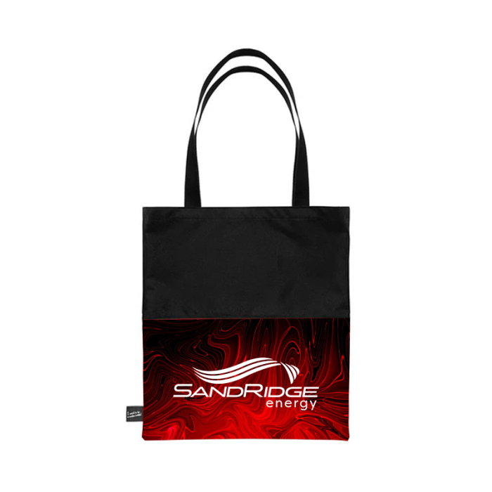 Custom Imprinted Dye Sublimation 300D Polyester Totes