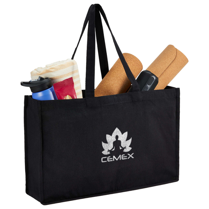 Custom Imprinted Repose 10 Oz Recycled Cotton Shoulder Totes