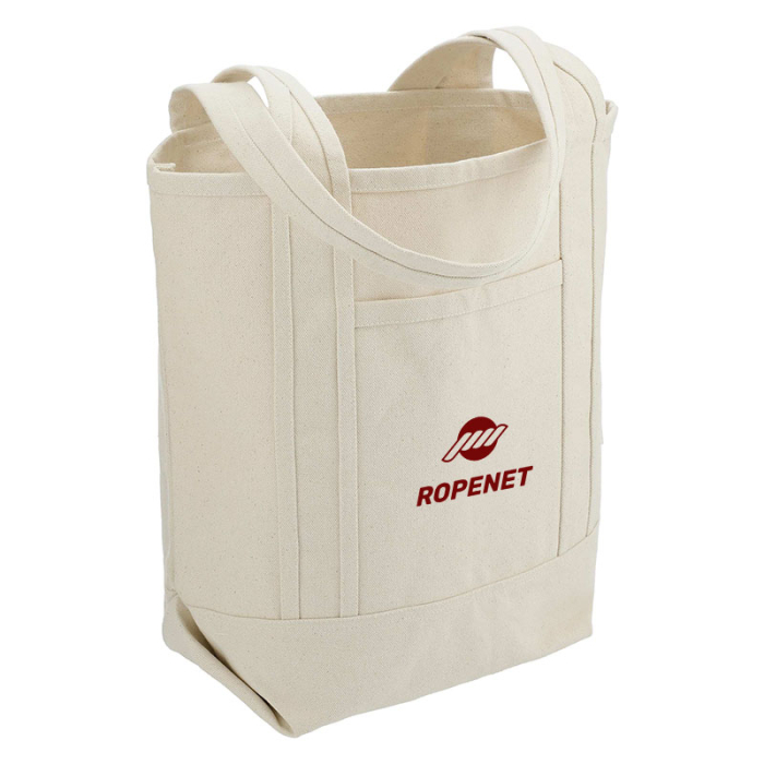Custom Organic Cotton Boat Totes