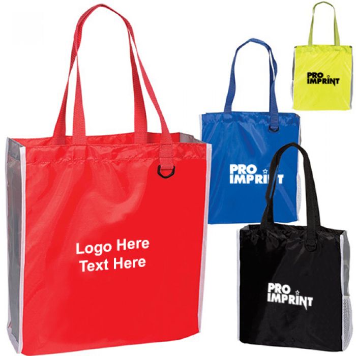 Promotional Blake Totes with Side Mesh Pocket