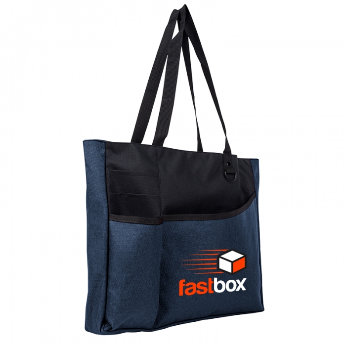 Promotional Delegate Heathered Tote Bags