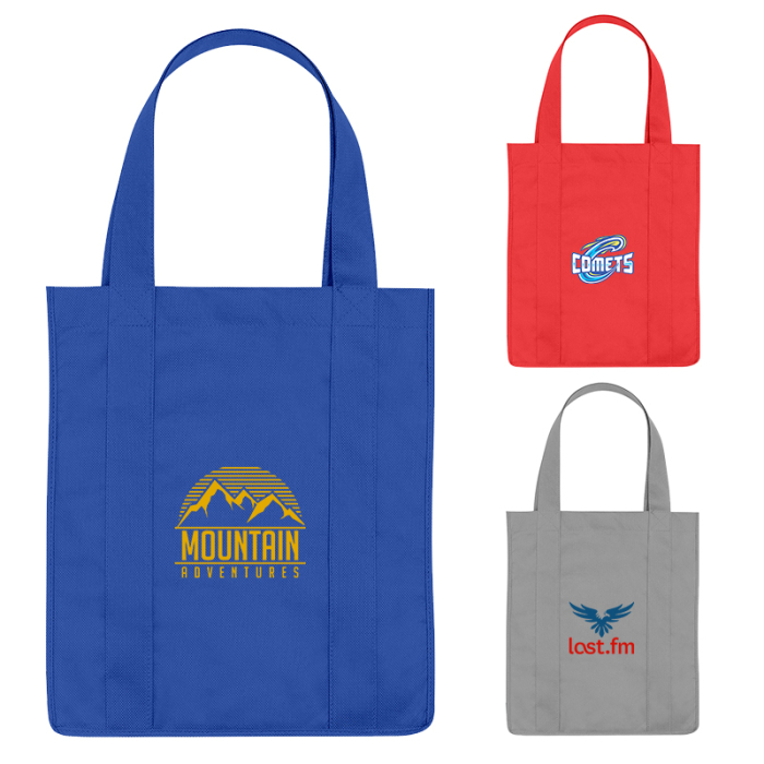 Custom Printed 100 GSM Non-Woven Shopper Tote Bags