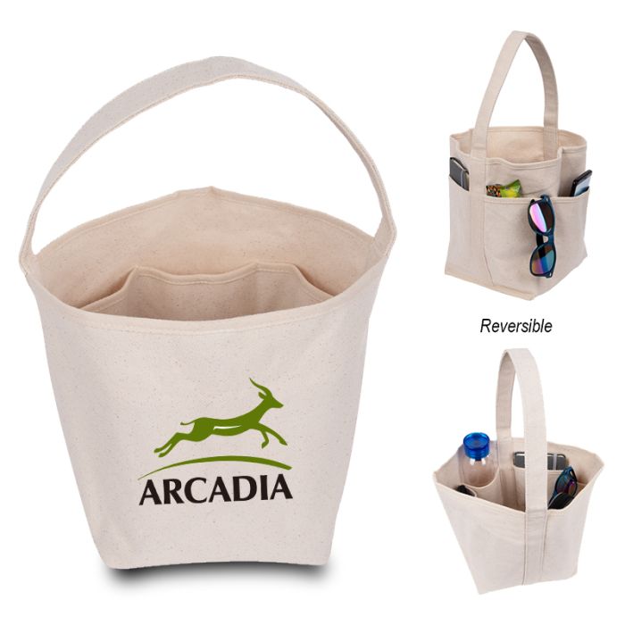 Personalized Reno Reversible Bucket Tote Bags