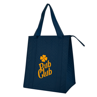 Dimples Non-woven Cooler Tote Bags