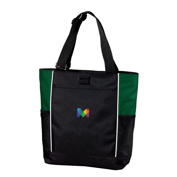 Custom Printed Port Authority® Panel Tote Bags