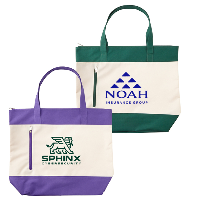 Custom Printed Shoreline Nautical Totes