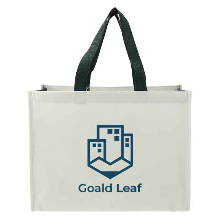 Custom RPET Laminated Matte Shopper Totes