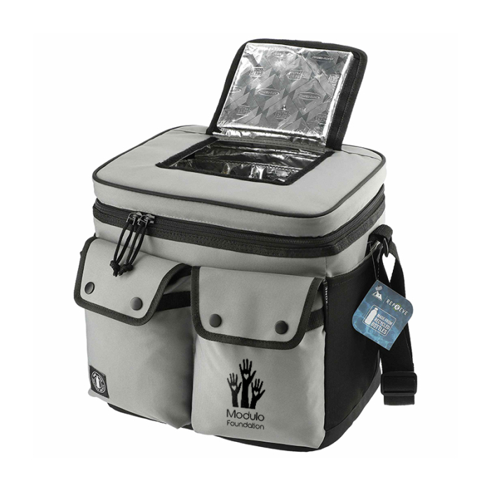 Custom Arctic Zone® Repreve® 24 Can Double Pocket Coolers