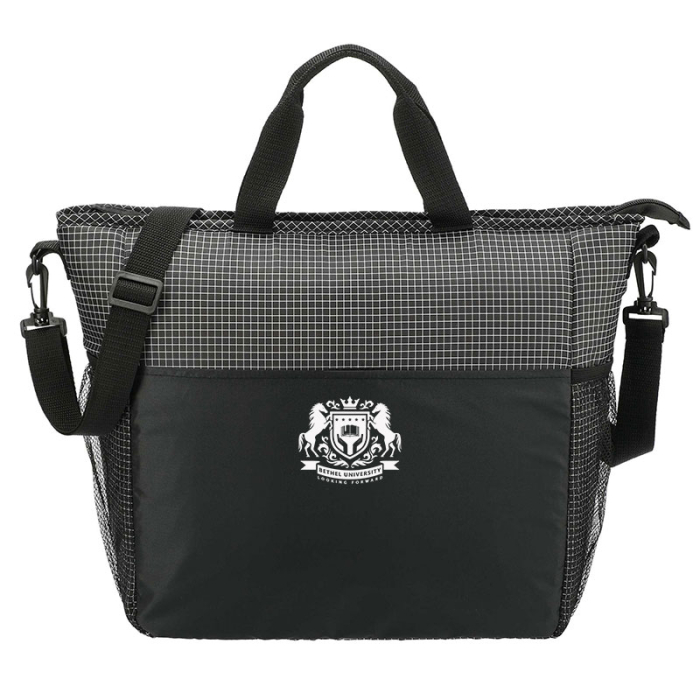 Personalized Grid Tote 24 Can Coolers