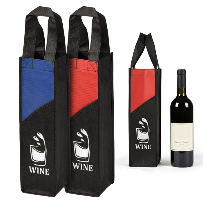Personalized Sedona Non-Woven Wine Totes