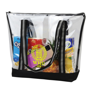 Capitola Clear TPU Zippered Totes