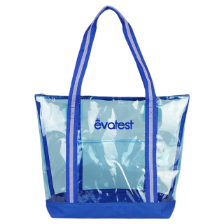 Diamond Clear TPU Zippered Tote Bags