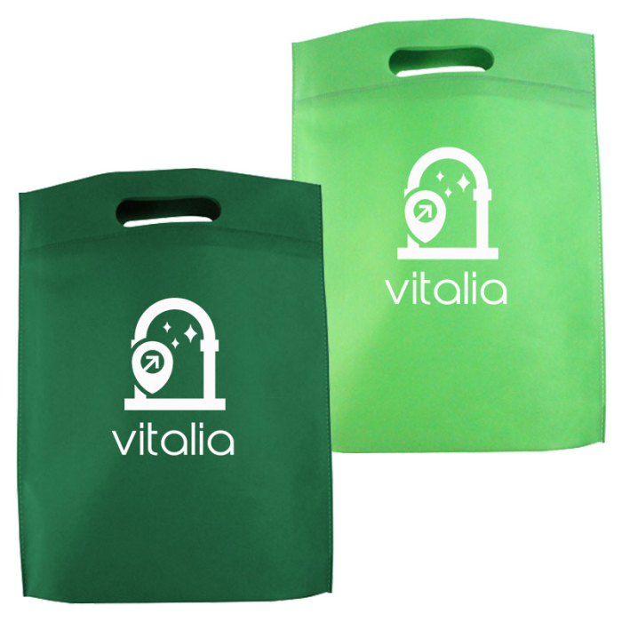 Customized Non-Woven Promo Tote Bags