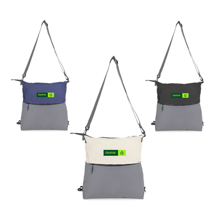 Customized Ocean Plastic Two Tone Backpack Totes