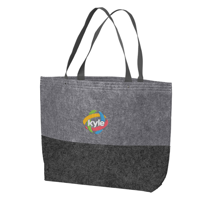 Customized Port Authority® Large Felt Tote Bags