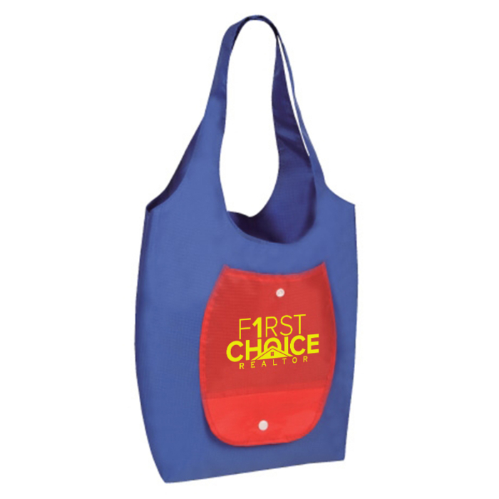 Customized Ripstop Nylon Folding Shopper Tote Bags