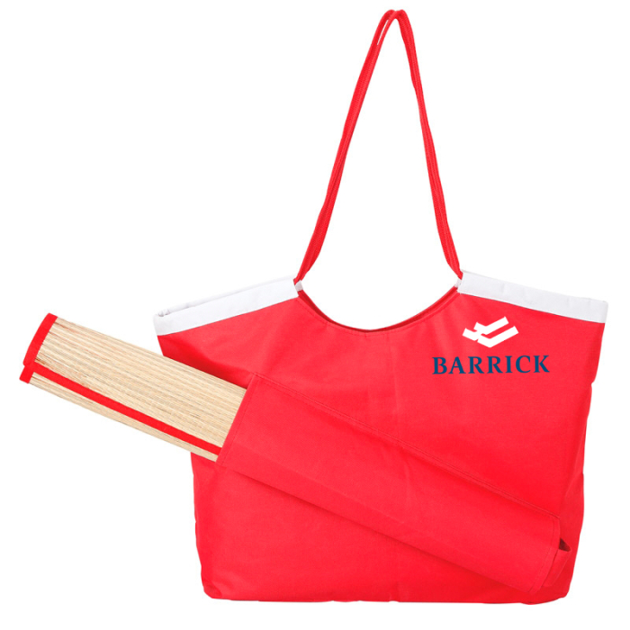 Customized Sunshine Beach Totes and Mats