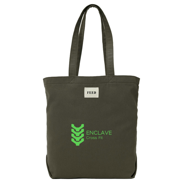 Feed Promotional Organic Cotton Shopper Totes
