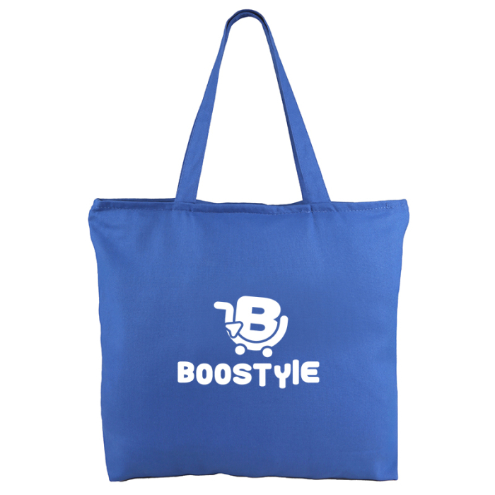 Imprinted Heavy Canvas Zipper Tote Bags