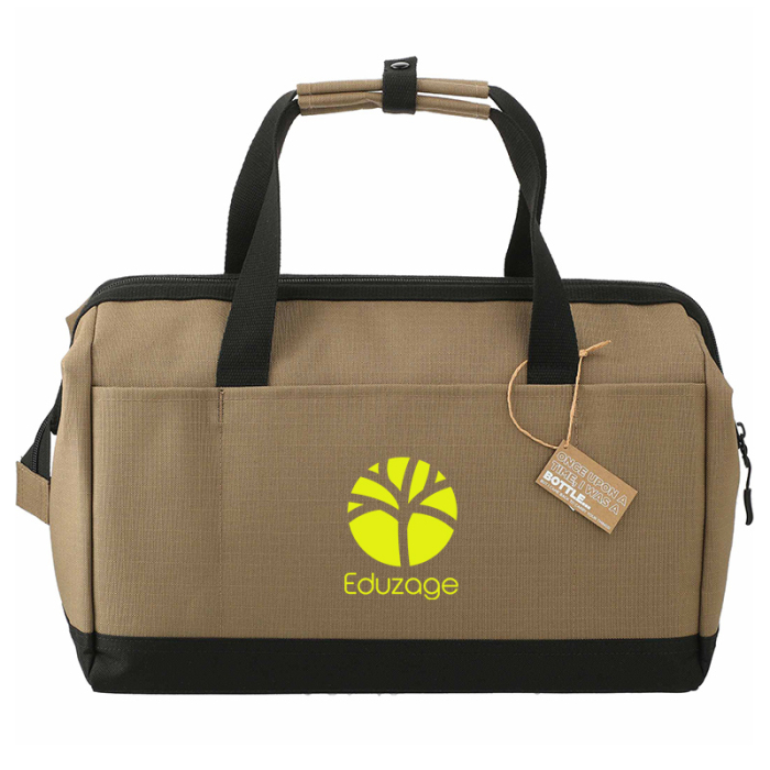 Imprinted NBN Recycled Utility Zippered Tool Totes