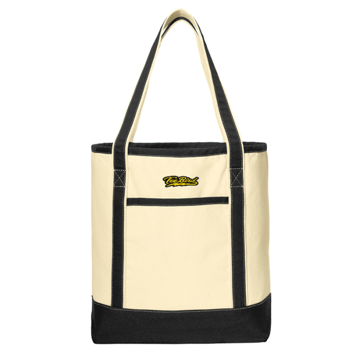 Imprinted Port Authority® Large Cotton Canvas Boat Totes