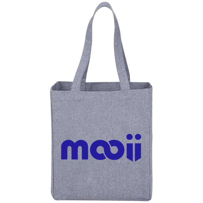 Imprinted Recycled Cotton Grocery Totes