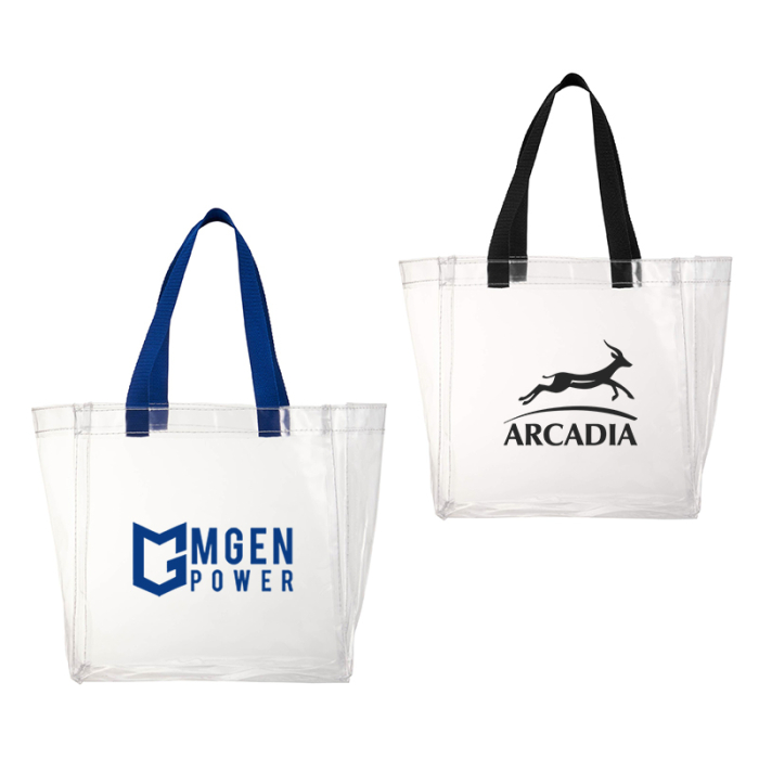 Athletic Logo Clear Plastic Bag