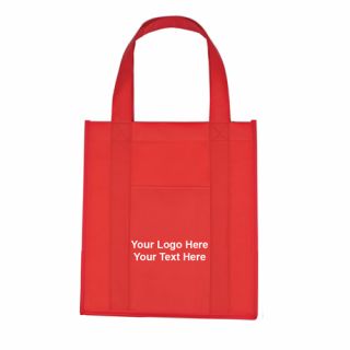 Custom Matte Laminated Non-Woven Shopper Tote Bags