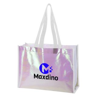 Mini Pearl Laminated Non-Woven Tote Bags
