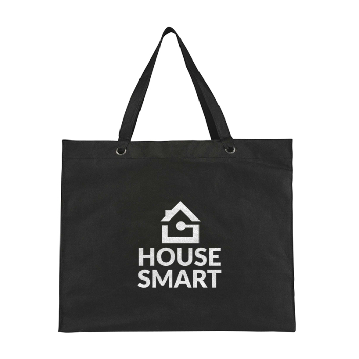 Personalized Oak Non-Woven Shopper Totes