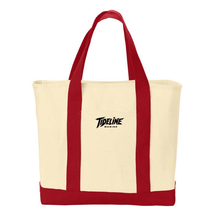 Personalized Port Authority® - Ideal Twill Two-Tone Shopping Totes