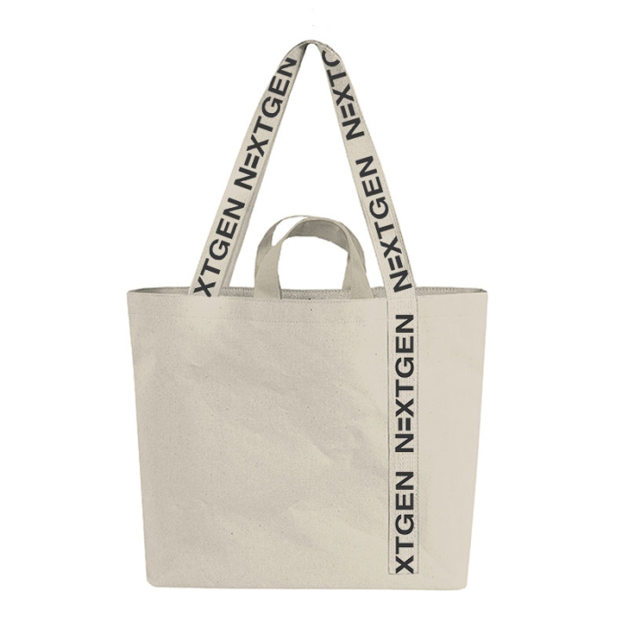Personalized Recycled Mono-Strap Canvas Tote Bags