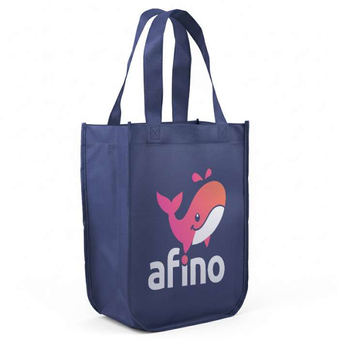 Personalized Yuma Sublimated Non-Woven Curve Bottom Totes