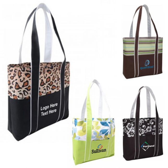 Custom West Hampton Polyester Totes Bags