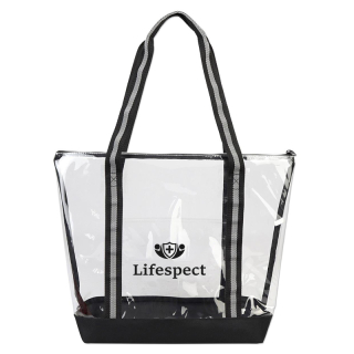 Clear Totes with Zippers