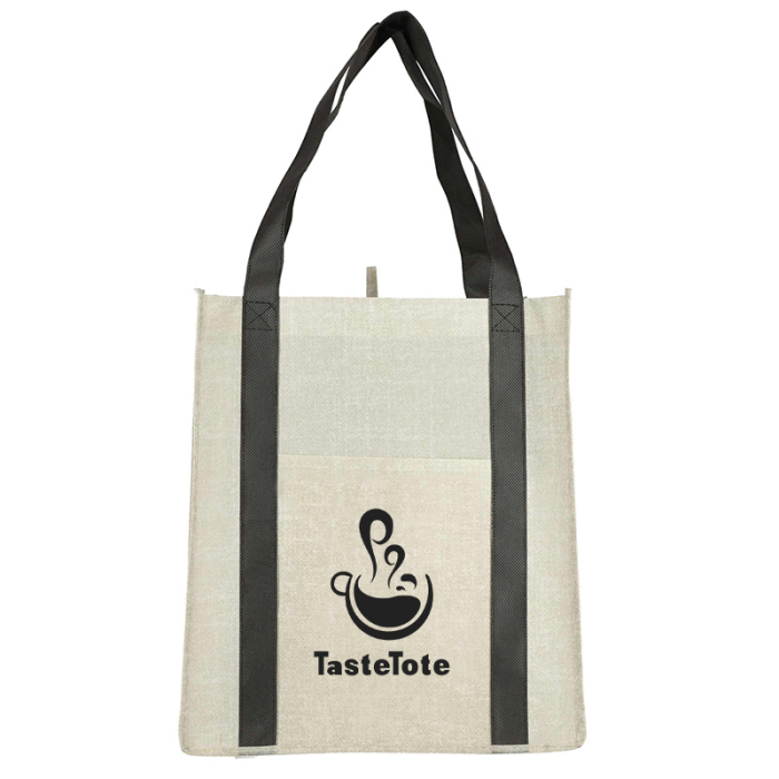 Promotional Neptune Recycled Non-Woven Grocery Totes